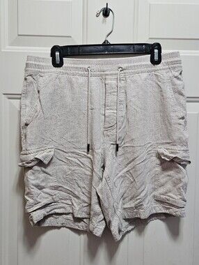 Kenneth Cole Linen Cargo Shorts